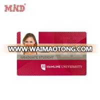 Blank White PVC Plastic blank Photo ID card with Credit Card size